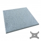 Preview: Gray rubber balcony slabs, the surface is sealed.
